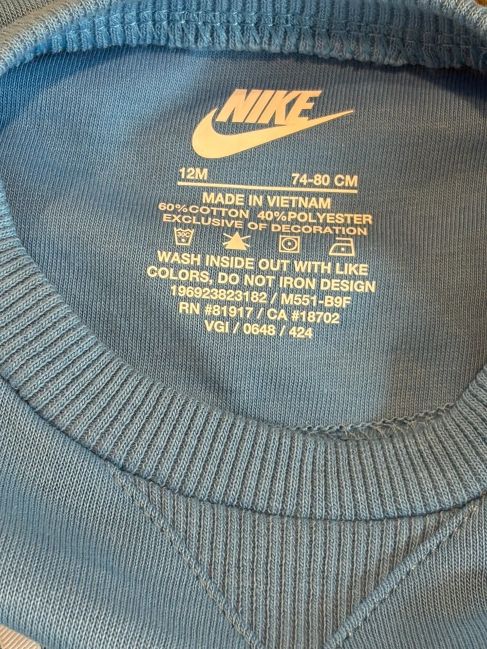 Nike baby boy romper Blue size 12m